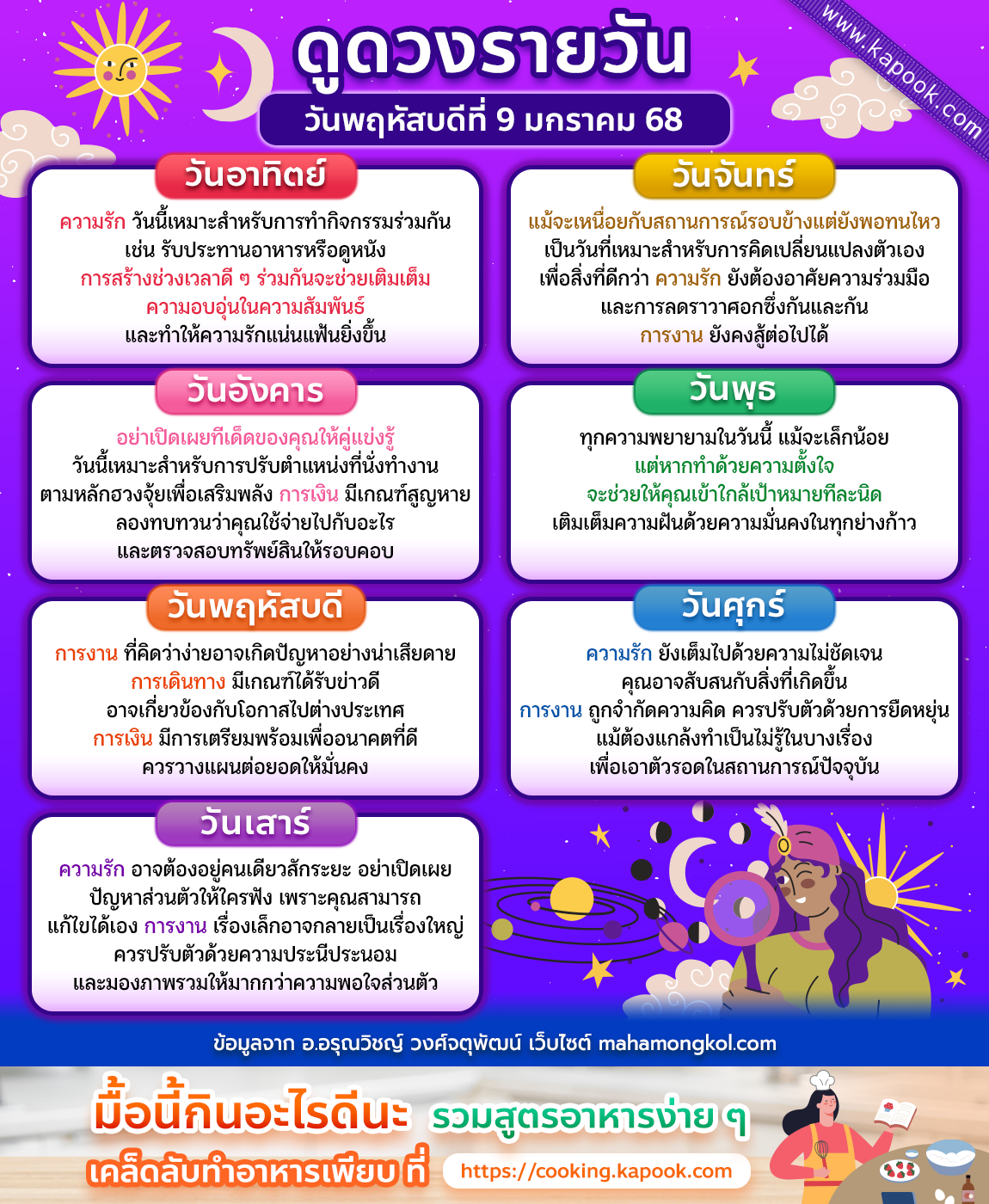 ดูดวงรายวัน ดูดวงรายวัน