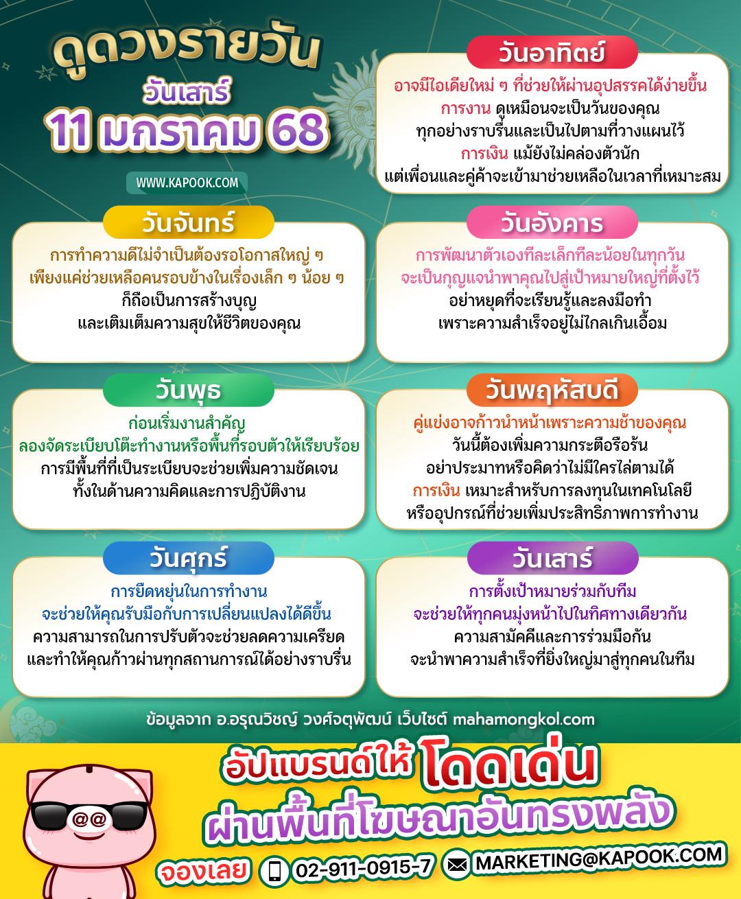 ดูดวงรายวัน ดูดวงรายวัน