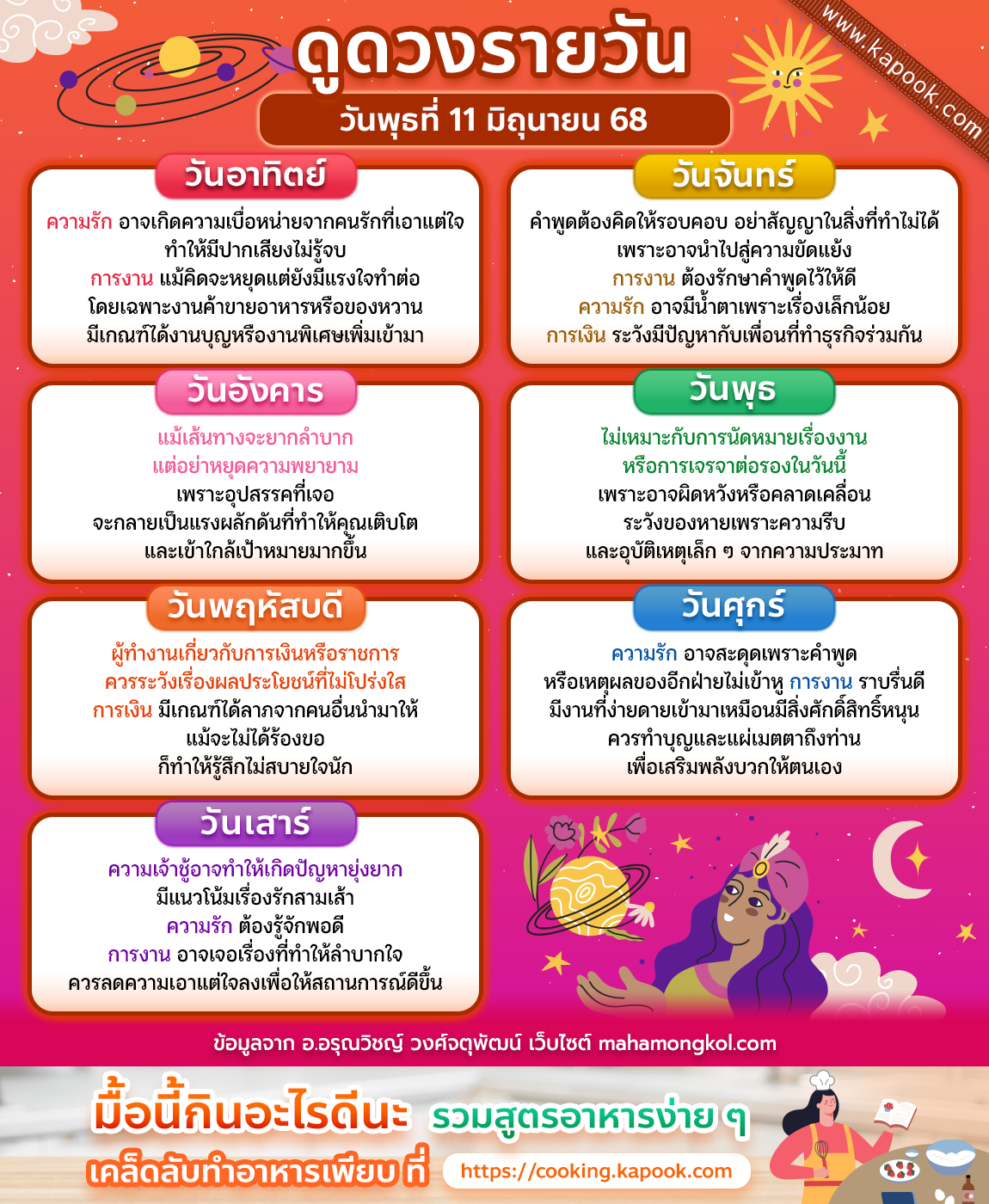 ดูดวงรายวัน ดูดวงรายวัน