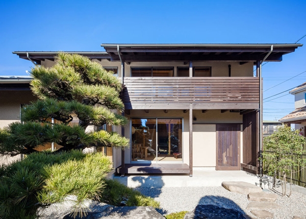 บ้านญี่ปุ่นโมเดิร์น แบบบ้านญี่ปุ่น แบบบ้านสองชั้น