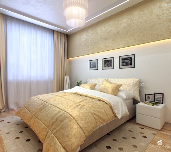 ห้องนอนสีทอง เรียบหรู สำหรับผู้ใหญ่ ห้องนอนสีทอง เรียบหรู สำหรับผู้ใหญ่