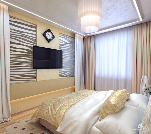 ห้องนอนสีทอง เรียบหรู สำหรับผู้ใหญ่ ห้องนอนสีทอง เรียบหรู สำหรับผู้ใหญ่