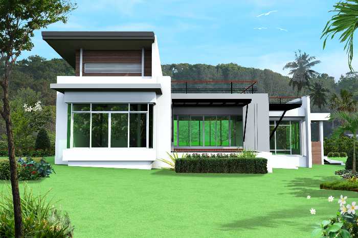 แบบบ้านโมเดิร์น บ้านสไตล์โมเดิร์น สวย ทันสมั