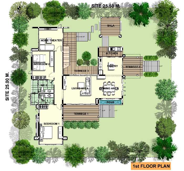 แบบบ้านโมเดิร์น บ้านสไตล์โมเดิร์น สวย ทันสมั