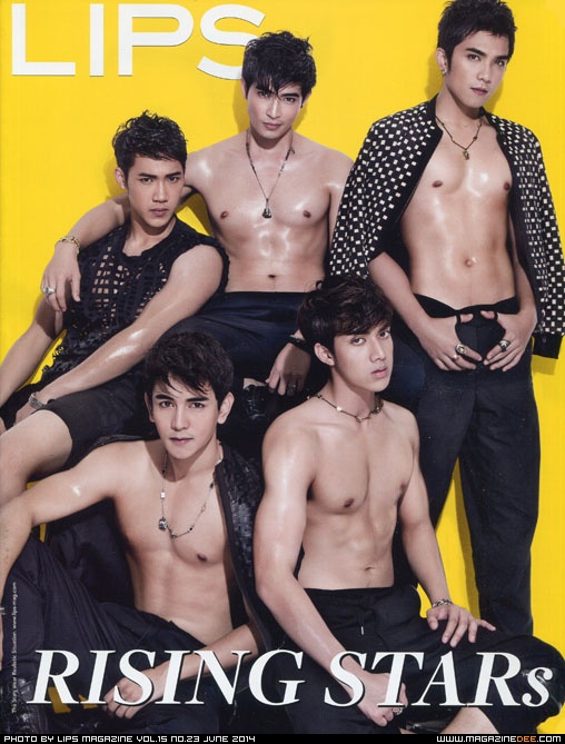5 หนุ่มเดอะสตาร์ ถอดเสื้อโชว์ซิกแพ็ค หล่อเทพบนปก Lips 5 หนุ่มเดอะสตาร์ ถอดเสื้อโชว์ซิกแพ็ค หล่อเทพบนปก Lips