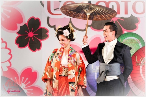  ณเดชน์ ญาญ่า สวมมาดคู่รักญี่ปุ่น ในงานเปิด ห้างแหลมทอง ระยอง