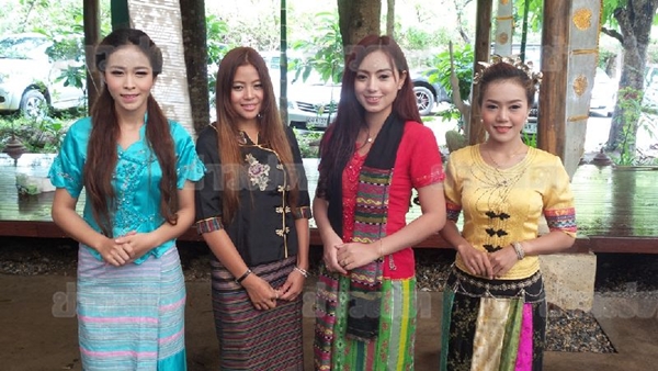 น้องแนน สาวพม่า ฮอตสุด ๆ นำทีมสาวไทยใหญ่ถ่ายแบบ