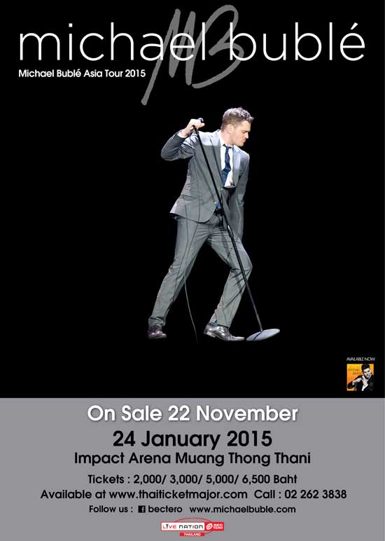 Michael Buble Asia Tour 2015