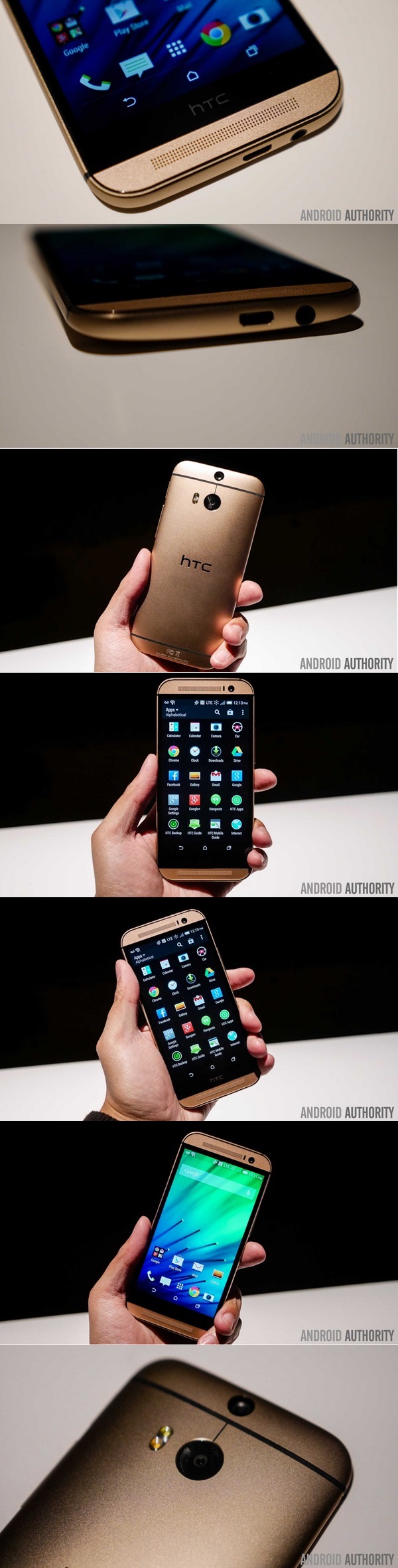 หรูเริ่ด ! ชมภาพ HTC One M8 สีทองแบบชัด ๆ ทุกมุมมอง