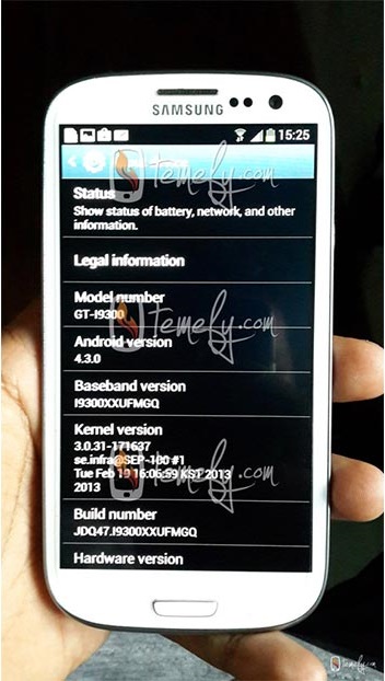 ยืนยัน ! Samsung Galaxy S3 จะได้อัพ Android 4.3 ด้วย