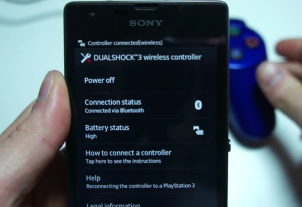 Xperia Phone จะใช้จอย DUALSHOCK 3 เล่นเกมได้แล้ว