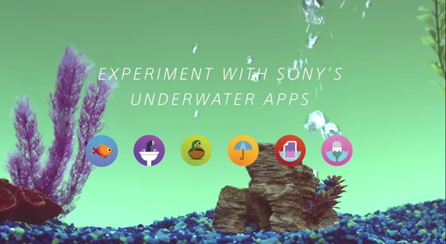 Sony Underwater Apps แอพฯ ที่ต้องเล่นในน้ำโดยเฉพาะ สำหรับ Xperia Z1