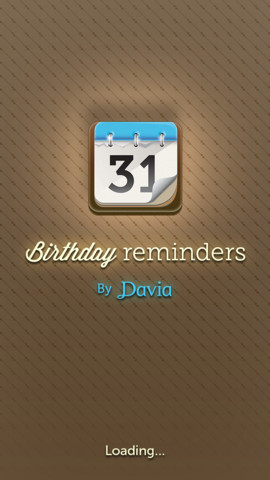 Birthday Calendar by Davia