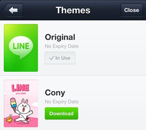 วิธีดาวน์โหลดและเปลี่ยน Theme LINE