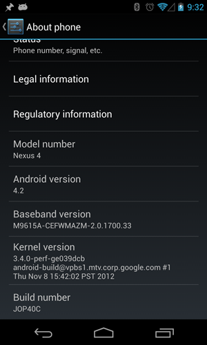 กูเกิลปล่อย Android 4.2 ก่อนกำหนด พร้อมฟีเจอร์ใหม่เฉพาะ Nexus 4, 10