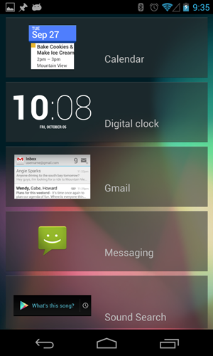 Ż Android 4.2 ͹˹ ੾ Nexus 4, 10