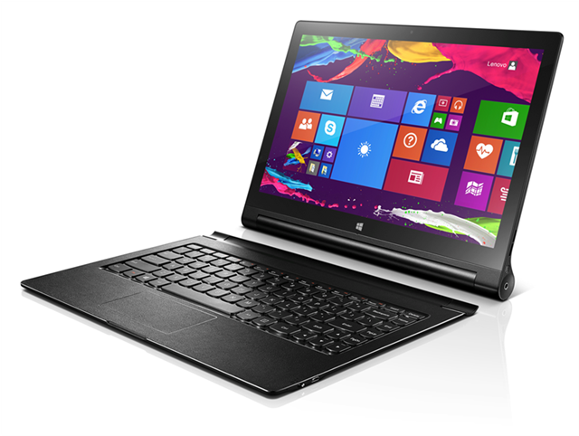 Lenovo YOGA Tablet 2 รุ่น 13 นิ้ว พร้อม Windows 8.0 มีคีย์บอร์ดและขาตั้งในตัว Lenovo YOGA Tablet 2 รุ่น 13 นิ้ว พร้อม Windows 8.0 มีคีย์บอร์ดและขาตั้งในตัว