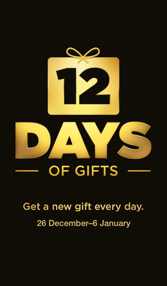 แอปเปิลปล่อยแอพฯ 12 Days of Gifts เตรียมแจกของขวัญรับปีใหม่