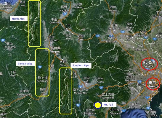 Japan Southern Alp