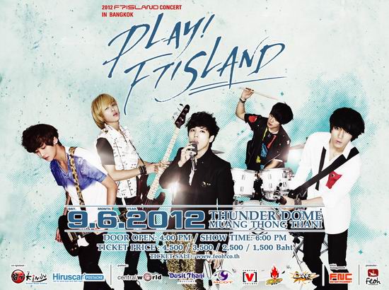 2012 FTIsland Concert Play! FTIsland In Bangkok