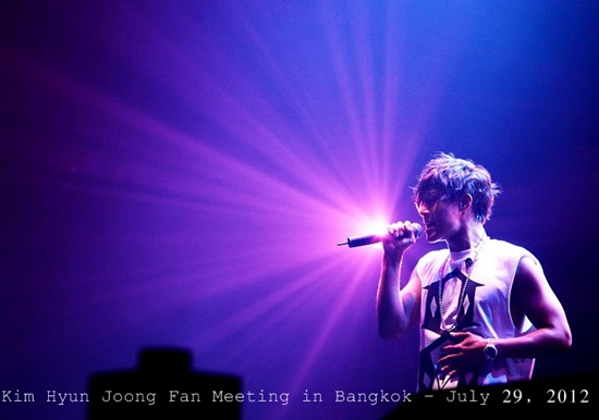 Kim Hyun Joong Fan Meeting in Bangkok