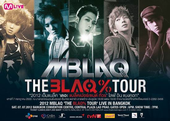 2012 MBLAQ The Blaq% Tour Live In Bangkok