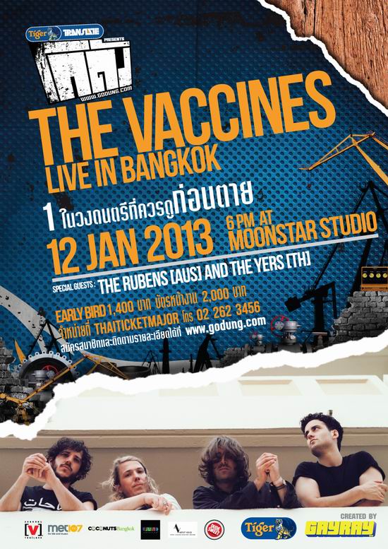 The Vaccines Live in Bangkok