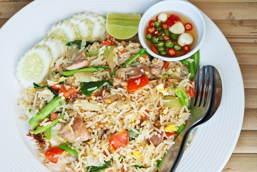 ข้าวผัดหมู ข้าวผัดหมู
