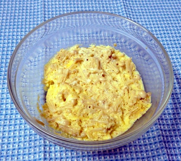  ไข่เจียวเห็ดเข็มทองไมโครเวฟ แค่ 2 นาทีก็อร่อยได้
