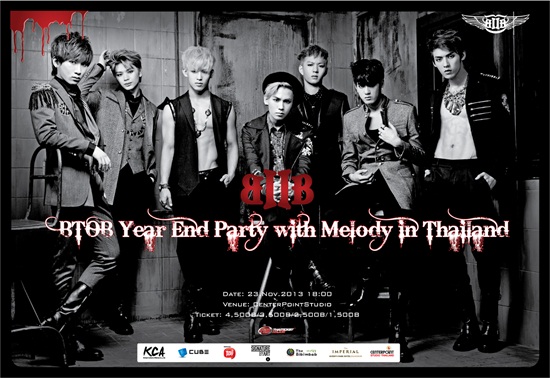   BTOB Year end party with melody in Bangkok 2013
