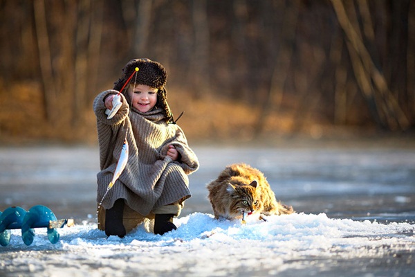 ภาพน่ารักๆ เด็กกับแมว ภาพน่ารักๆ เด็กกับแมว
