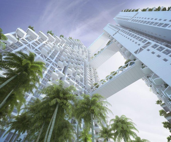 The Sky Habitat คอนโดพร้อมสระน้ำลอยฟ้าในสิงคโปร์
