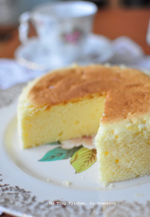 Japanese Souffle Cheesecake ชีสเค้กนุ๊มนุ่ม ละลายในปาก