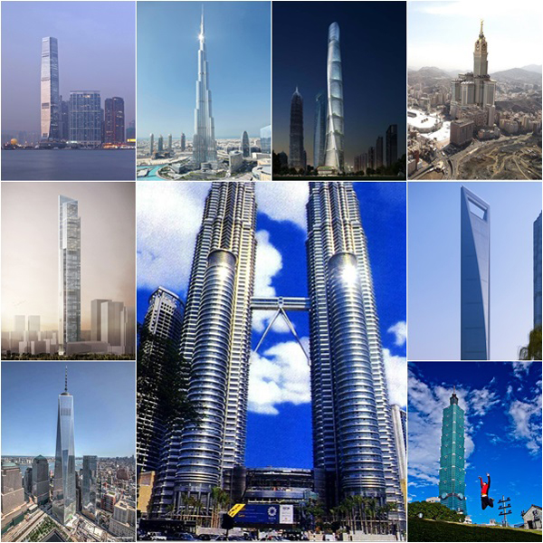 10 อันดับตึกที่สูงที่สุดในโลกแห่งปี 2014