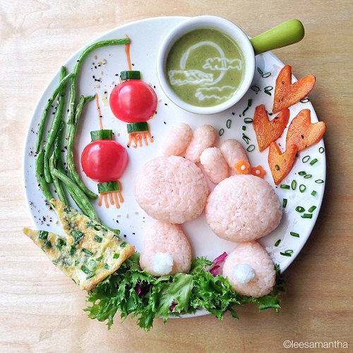20 ไอเดียทำอาหารน่ารักน่าหม่ำ ฉบับ ซาแมนธา ลี