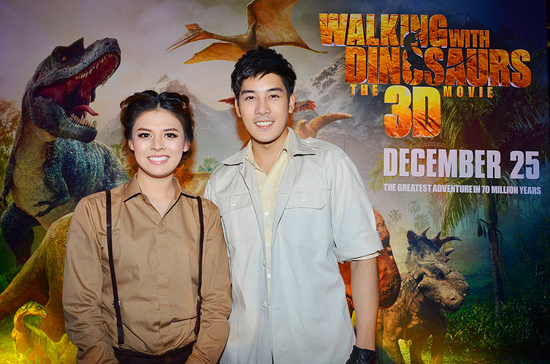 เคน - ภูภูมิ พาทะลุมิติสู่การผจญภัยในโลกล้านปีในงานเปิดตัวหนัง Walking with Dinosaurs (3D) 