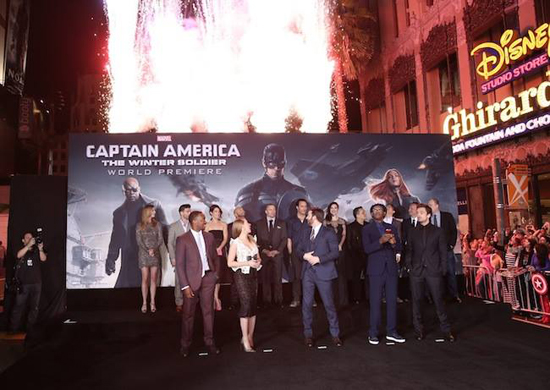 เพียบ ! ทัพนักแสดงร่วมงานเปิดตัวหนัง Captain America : The Winter Soldier 