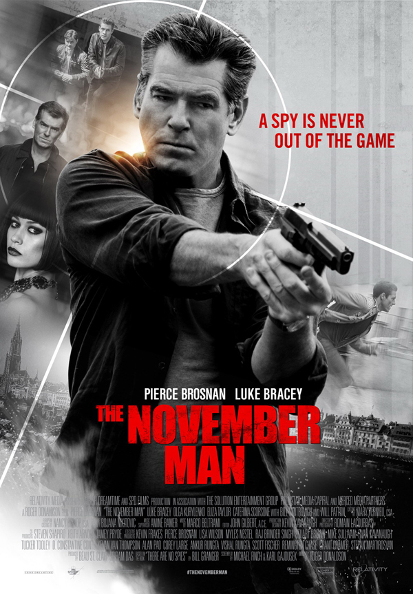 เพียร์ซ บรอสแนน รับบทสายลับอีกครั้งใน The November Man