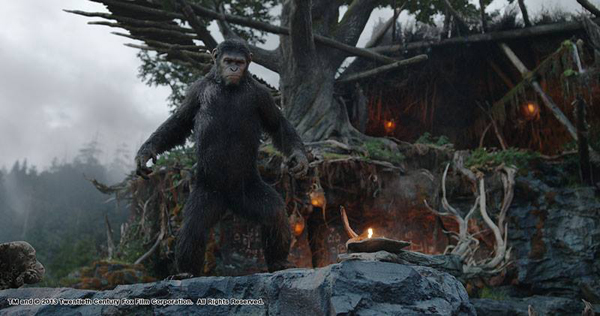 Dawn of the Planet of the Apes ครองแชมป์หนังทำเงิน Dawn of the Planet of the Apes ครองแชมป์หนังทำเงิน