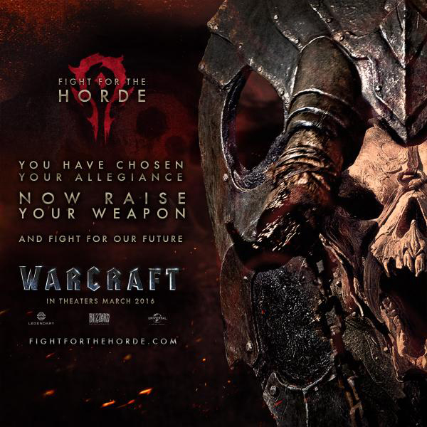 Warcraft เผยภาพโปสเตอร์ พร้อมผู้สวมบท 