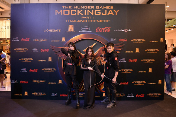 คิมเบอร์ลีย์ นำทีมเปิดตัวปราฏการณ์ภาพยนตร์แห่งปีรอบแรกเมืองไทย  The Hunger Games : Mockingjay Part 1 Thailand Premiere
