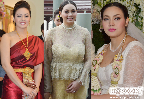 ชุดแต่งงานดารา ชุดแต่งงานดารา