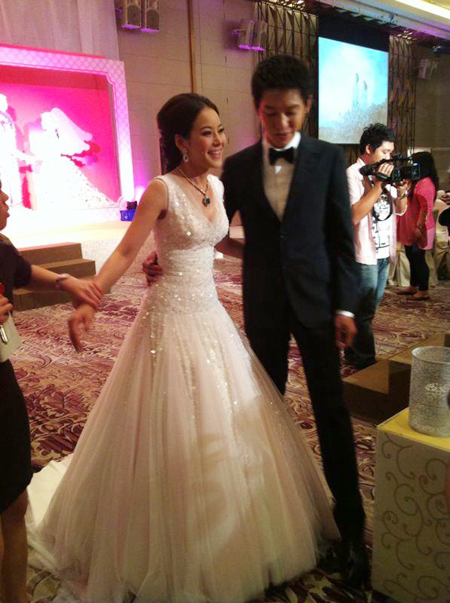 ชุดแต่งงานดารา