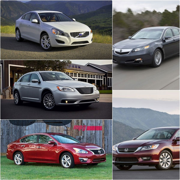 13 อันดับรถยนต์ที่ขึ้นชื่อด้านความปลอดภัยประจำปี 2013 
