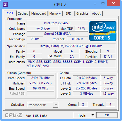 CPU-Z CPU-Z