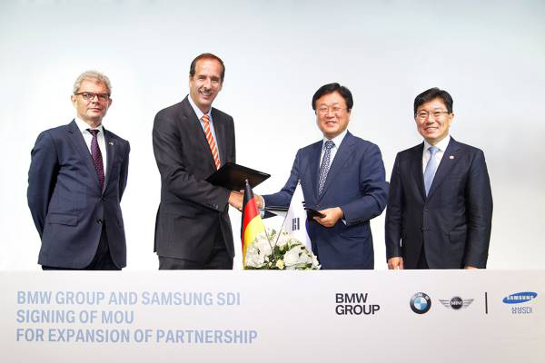 BMW ลงนามร่วมมือการค้ากับ Samsung SDI
