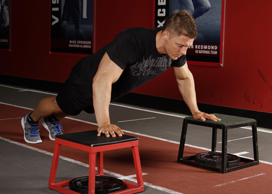 Explosive Incline Pushup