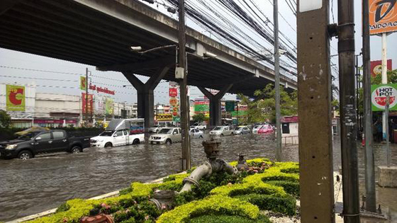 ขับรถลุยน้ำท่วม ขับรถลุยน้ำท่วม