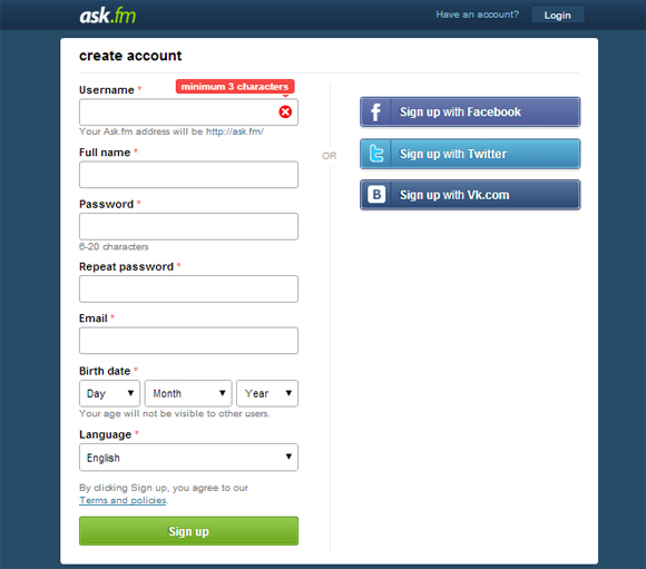 ask.fm คืออะไร ask.fm คืออะไร