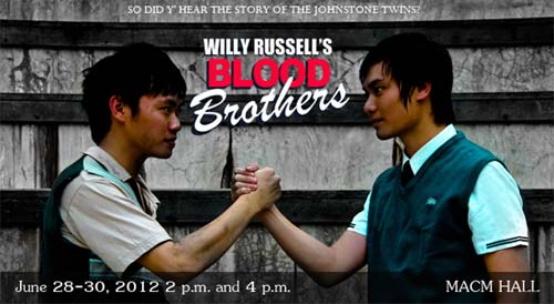 ละครเพลง Blood Brothers อาถรรพ์สายโลหิต จาก ม.มหิดล